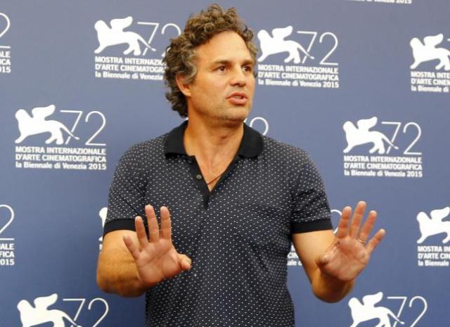 American actor Mark Ruffalo poses during the photocall for the movie " Spotlight "  at the 72nd Venice Film Festival, northern Italy September 3, 2015.  REUTERS/Stefano Rellandini